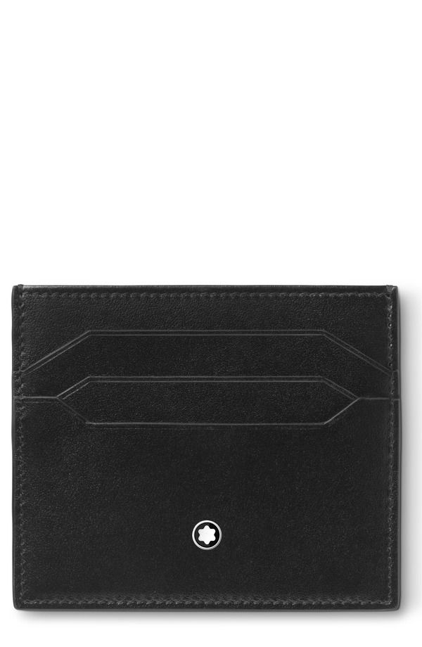 モンブラン レディース バッグ レザー Montblanc Meisterstck Leather Card Case Black ブラック