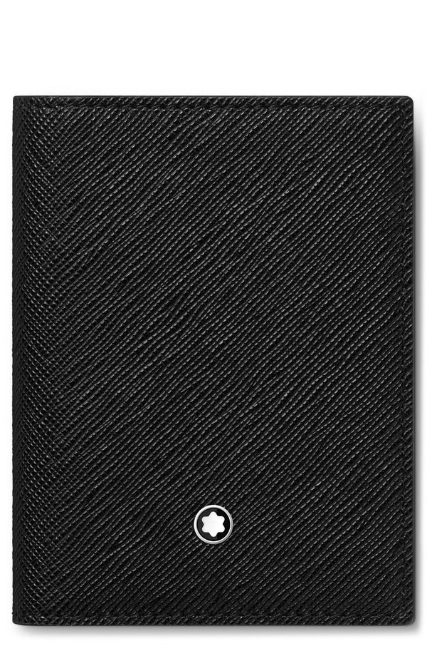 モンブラン レディース バッグ レザー Montblanc Sartorialeather Bifold Card Holder Black ブラック