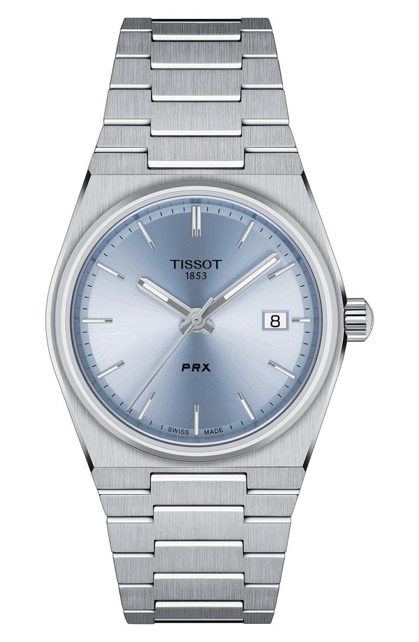 ティソット レディース アクセサリー 腕時計 Tissot PRX Bracelet Watch 35mm Grey グレー