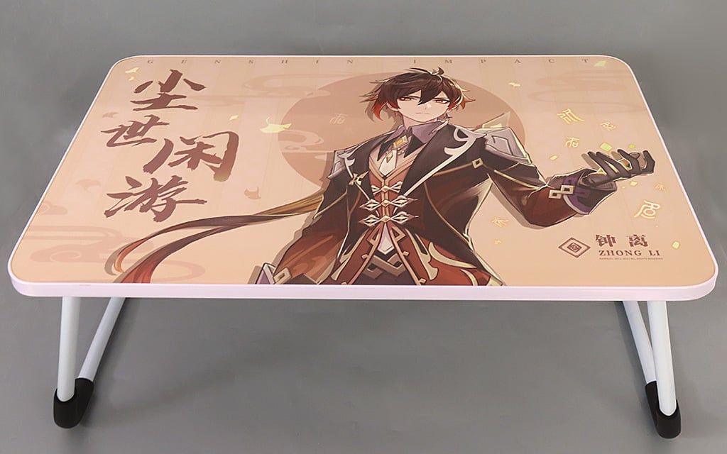 未使用　原神 鍾離 折りたたみテーブル 浮世閑歩　机　デスク 中古】雑貨 鍾離(浮世閑歩) 折りたたみテーブル 「原神」 - メルカリ