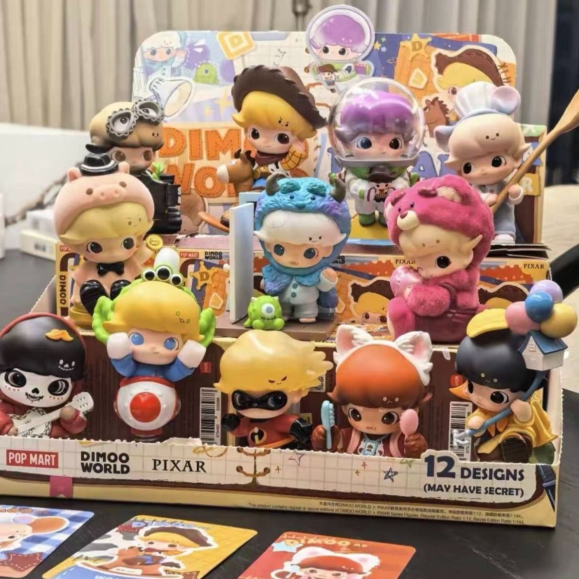 POP MART DIMOO WORLD × PIXAR ディムー ピクサー シリーズ フィギュア