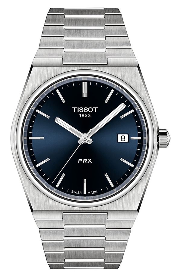 ティソット メンズ アクセサリー 腕時計 Tissot PRX Bracelet Watch 40mm Blue ブルー