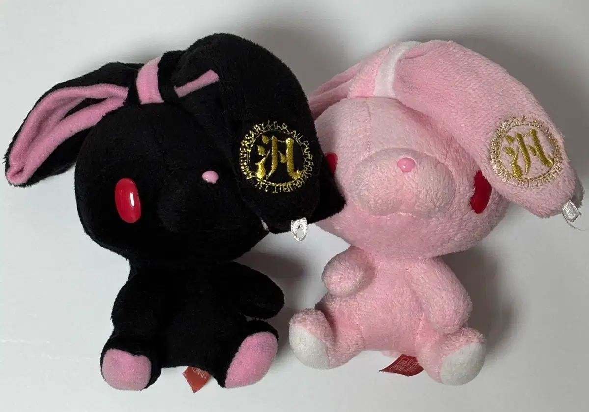汎用うさぎ マスコットぬいぐるみ 2体 まとめ