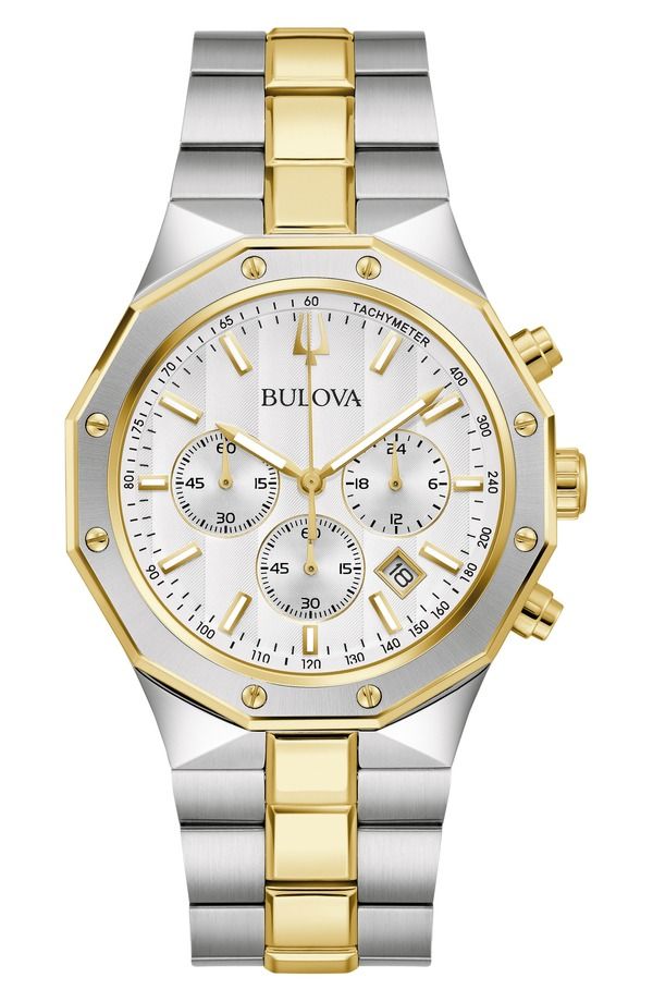 ブロバ メンズ アクセサリー 腕時計 BULOVA Classic Prestige Bracelet Watch 385mm TwoTone