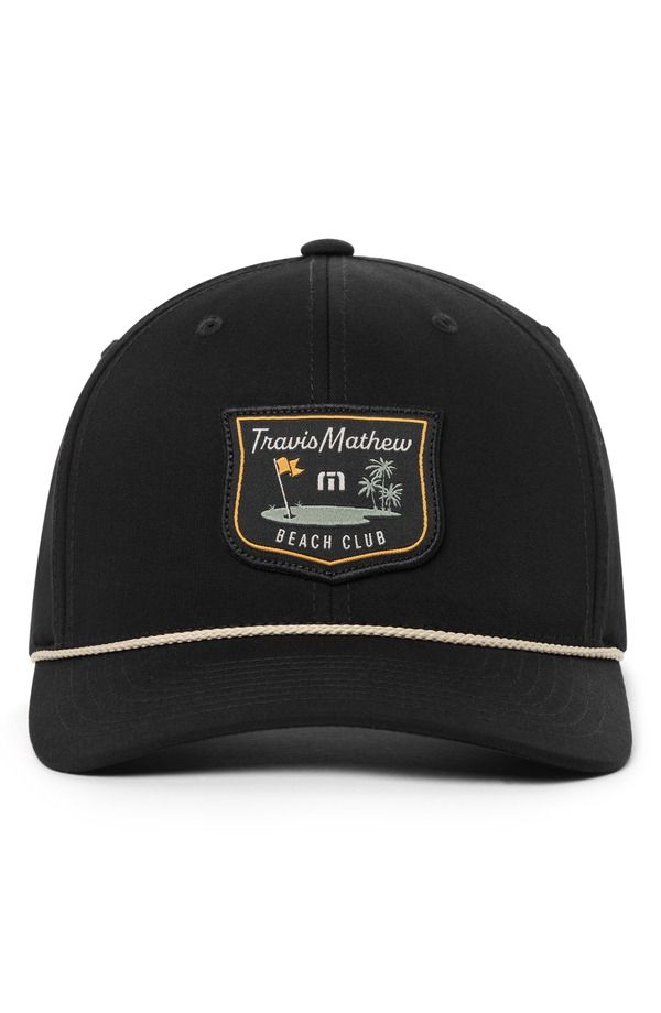 トラビスマヒュー メンズ アクセサリー 帽子 キャップ TravisMathew Beach Clubaseball Cap Black ブラック