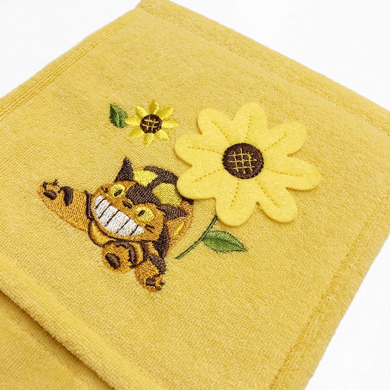 となりのトトロ ねこバス トイレマット セット ４点 イエロー ジブリ センコー トトロ 兼用型 花のバス停