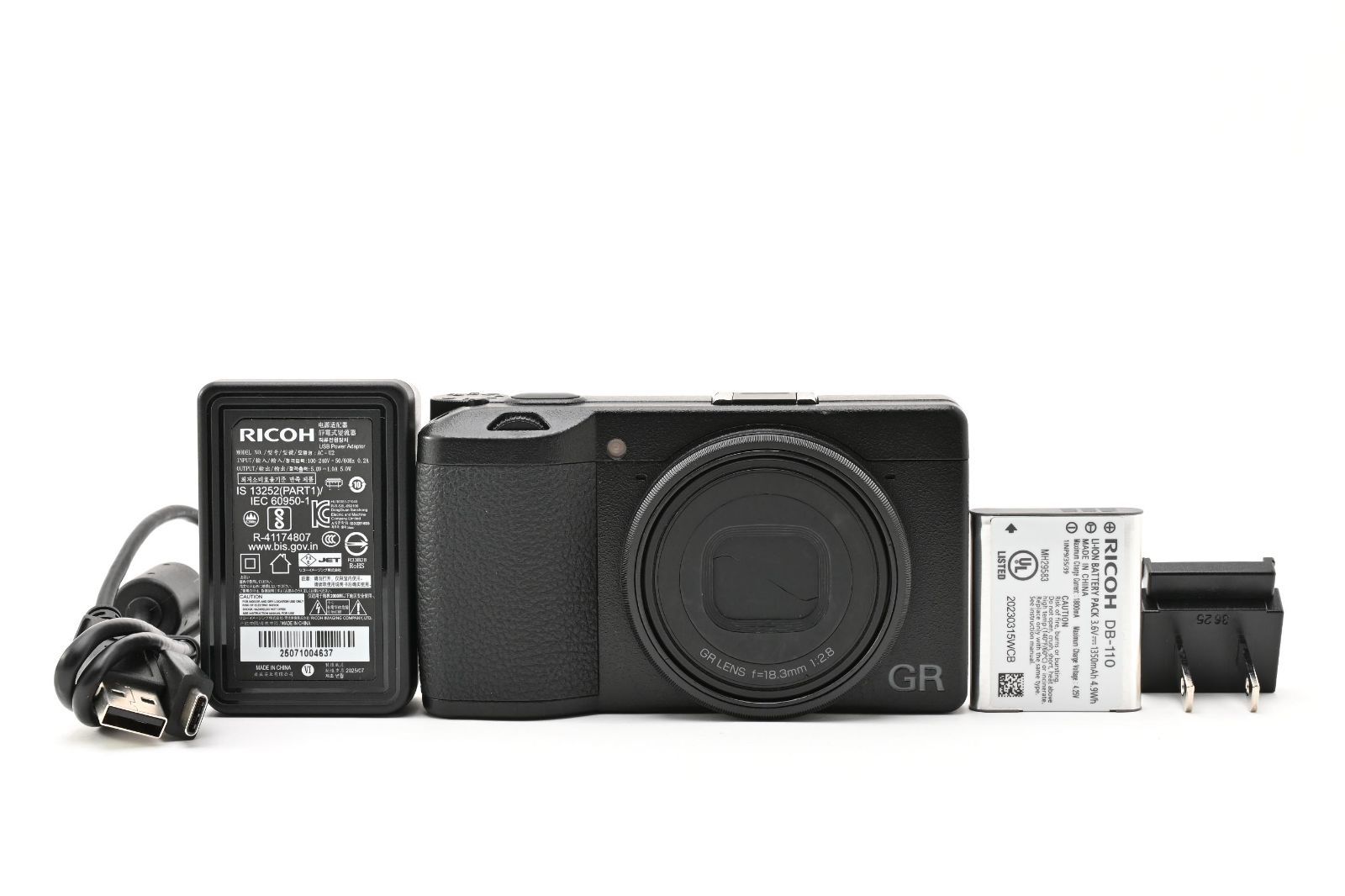 【返品保証】★光学極上品★リコー RICOH GR III 《ショット数:3504回》★ L1639#8037