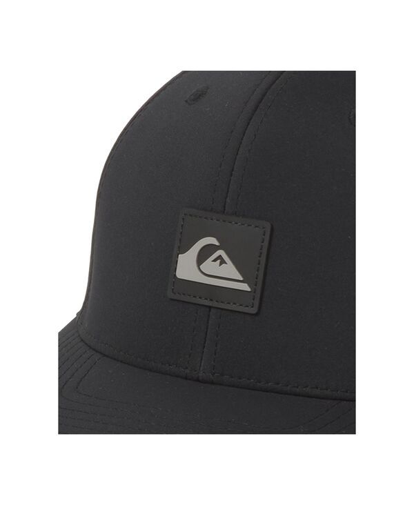 【送料無料】 クイックシルバー メンズ 帽子 アクセサリー Mens Beach Head Patch Logo Hat Black