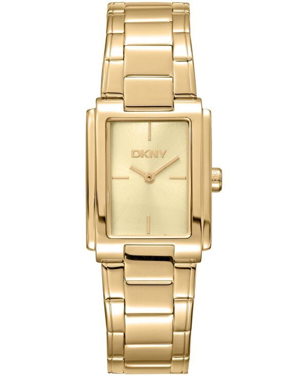 【送料無料】 ダナ キャラン ニューヨーク レディース 腕時計 アクセサリー Womens Champagne Dial GoldTone Stainless Steel Bracelet Watch