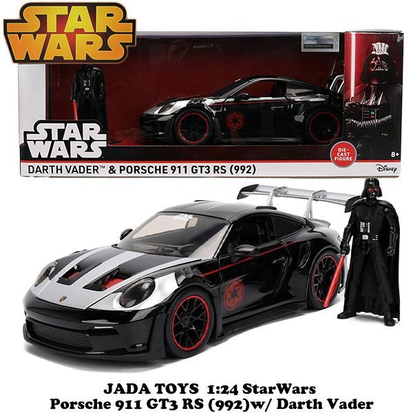 1:24 Star Wars Porsche 911 GT3 RS (992) w/Darth Vader【スターウォーズ】ミニカー