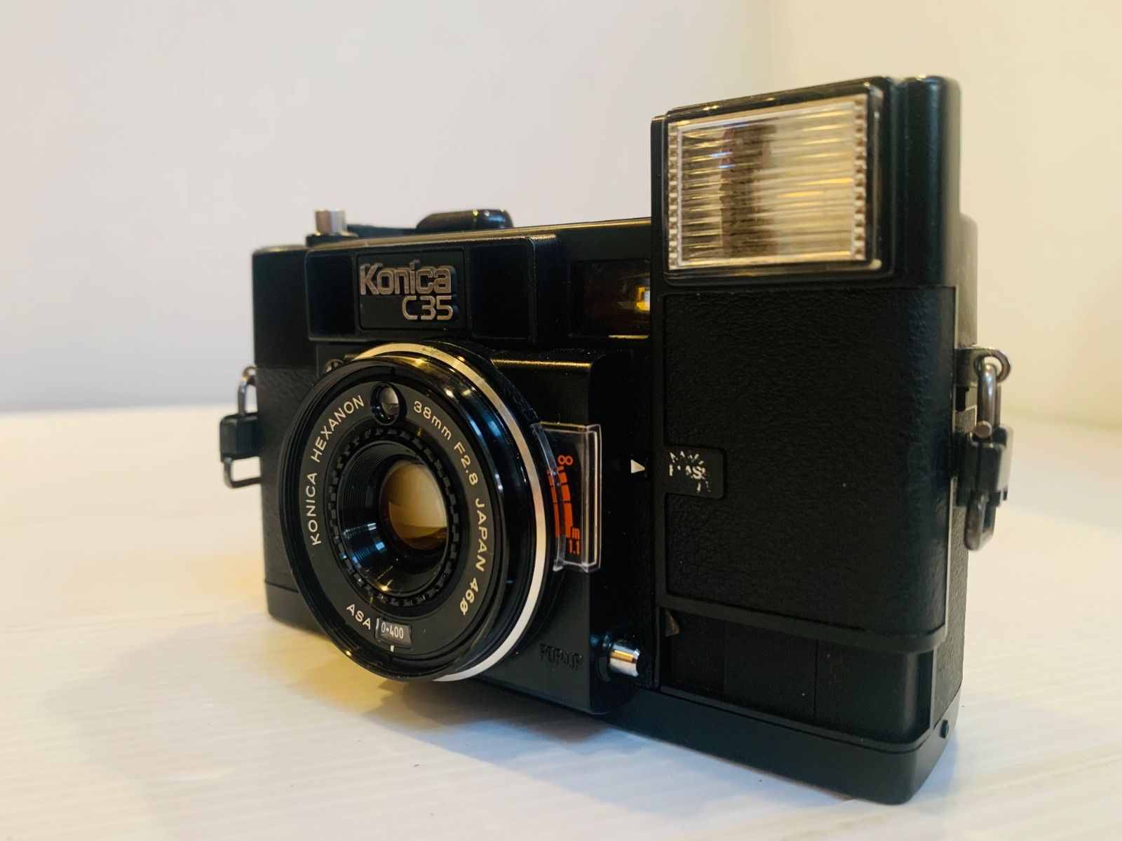 完動品】フィルムカメラ Konica C35 AF【ジャスピンコニカ】 - メルカリ