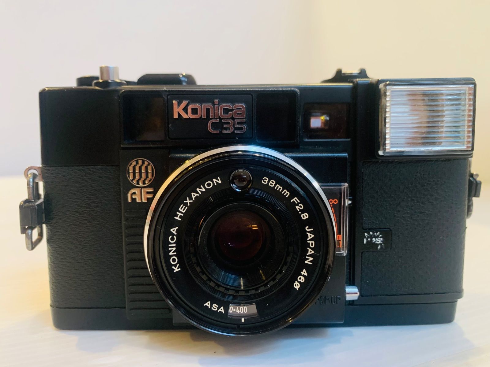 完動品】フィルムカメラ Konica C35 AF【ジャスピンコニカ】 - メルカリ