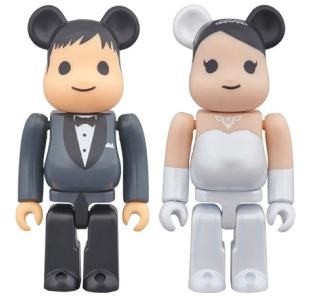 グリーティング メリッジ PLUS BE@RBRICK(ベアブリック) ウェディング 100%