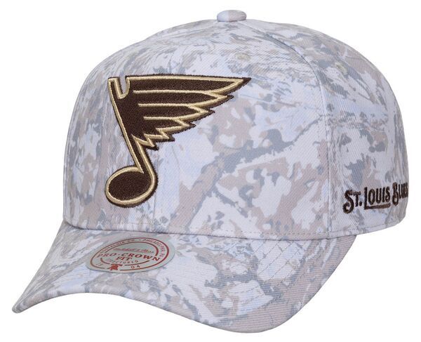 ミッチェルネス メンズ アクセサリー 帽子 Mitchell Ness Menst Louis Blues Camo True Timber Pro Crown Snapback Hat NoColo