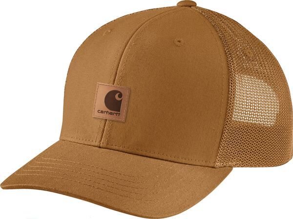 カーハート レディース アクセサリー 帽子 メッシュ キャップ Carhartt Washeduck MeshBack Cap Carhartt Brown ブラウン