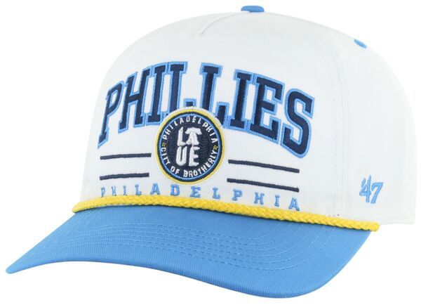 フォーティーセブン レディース アクセサリー 帽子 47 Adult Philadelphia Phillies White Roscoe Rope Hitch Adjustable Hat NoCo
