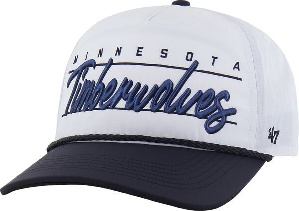 フォーティーセブン メンズ アクセサリー 帽子 47 Adult Minnesota Timberwolves White Condor Brrr Hitch Adjustable Hat NoCol