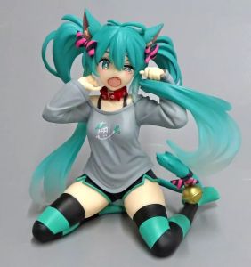 피규어 하츠네 미쿠 “캐릭터 보컬 시리즈 01 하츠네 미쿠” 데스크탑 큐트 피규어 ~ 고양이 귀 티셔츠 버전 ~ 타이토 온라인 크레인 한정 [10일 이내 배송]