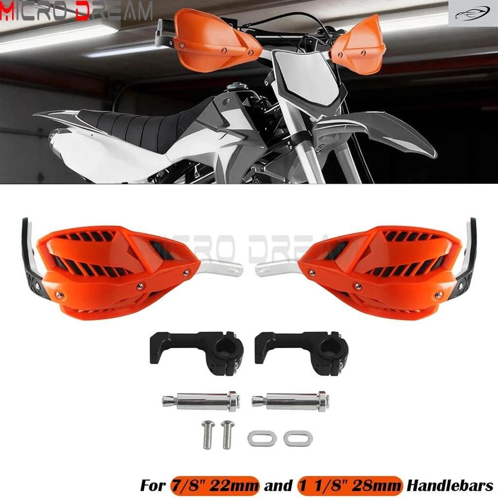 ダート バイク ハンドガード オートバイ ハンドプロテクト 7/8インチ 1-1/8インチ ハンドルバー ハンドガード EXC EXCF SX SXF SXS MXC MX