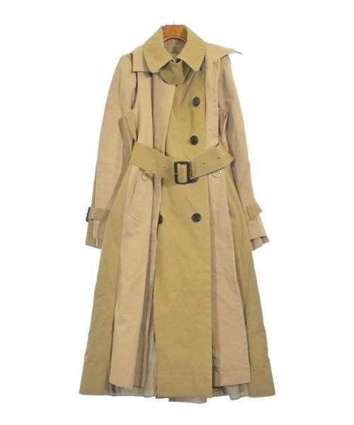 sacai トレンチコート レディース 【古着】【中古】【送料無料