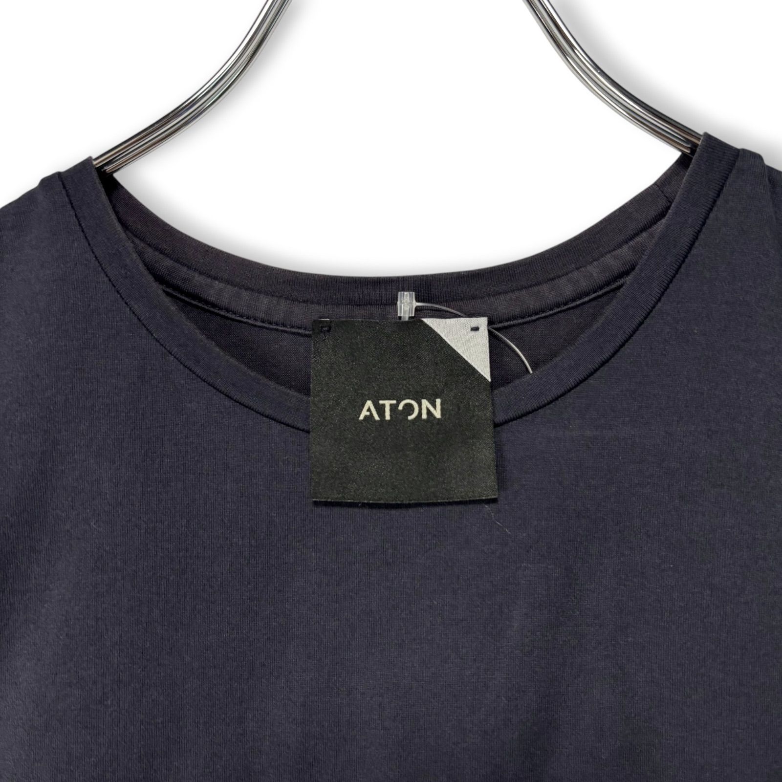 エイトン ATON 日本製 綿100% コットン ノースリーブ タンクトップ