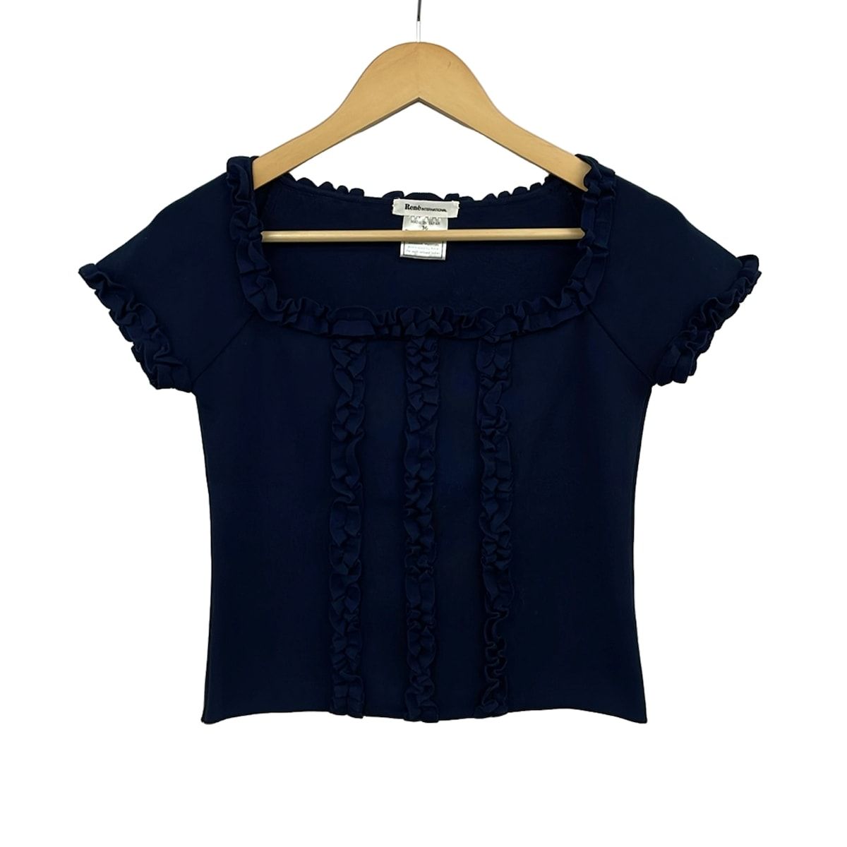 Rene(ルネ) 半袖カットソー サイズ36 S レディース美品 - ネイビー