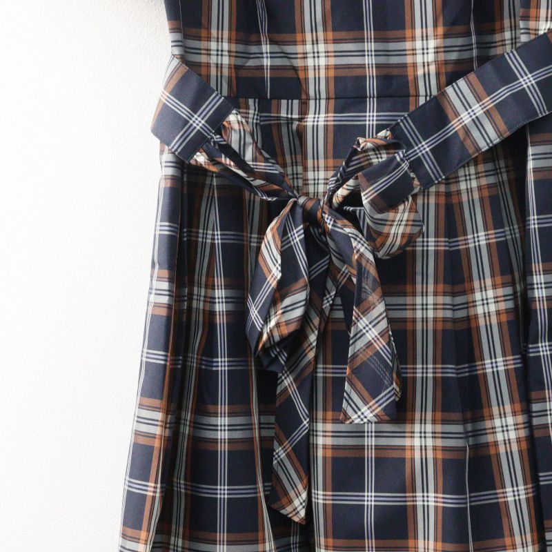 未使用 定価4.4万 2024AW エムズグレイシー M'S GRACY チェックリボン