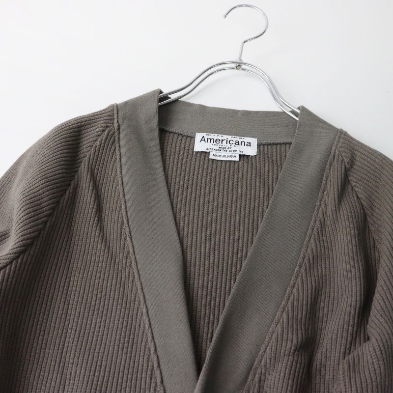 DEUXIEME CLASSE - 【AMERICANA/アメリカーナ】SKINNY LONG カーディガン 2023AW ドゥーズィエムクラス購入 アメリカーナ AMERICANA SKINNY LONG
