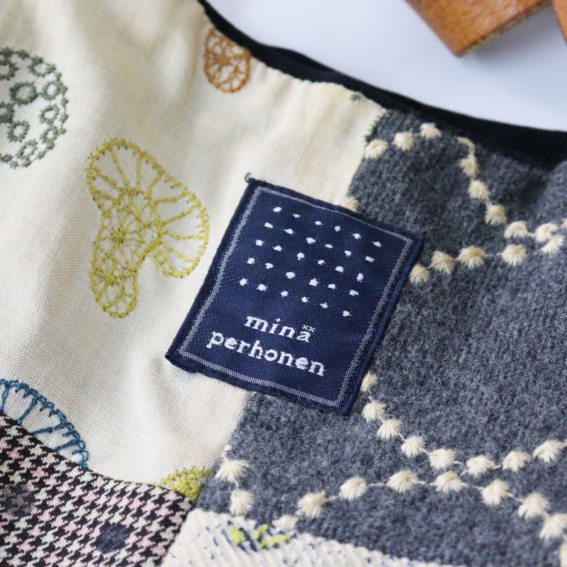 ミナペルホネン mina perhonen piece bag パッチワーク トートバッグ