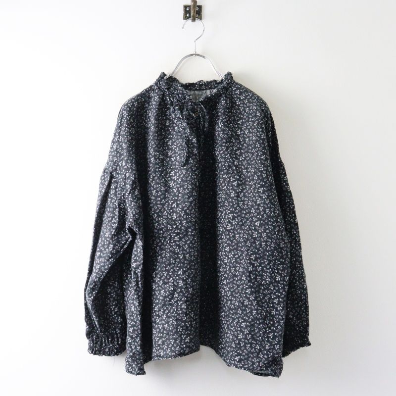 ネストローブ　フラワープリントブラウス 2024AW ネストローブ nest Robe オールドフラワープリントブラウス F