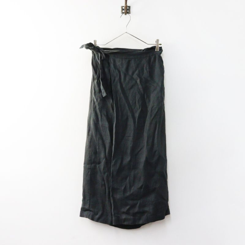 2023SS エヴァムエヴァ evam eva linen wrap skirt リネン ラップ