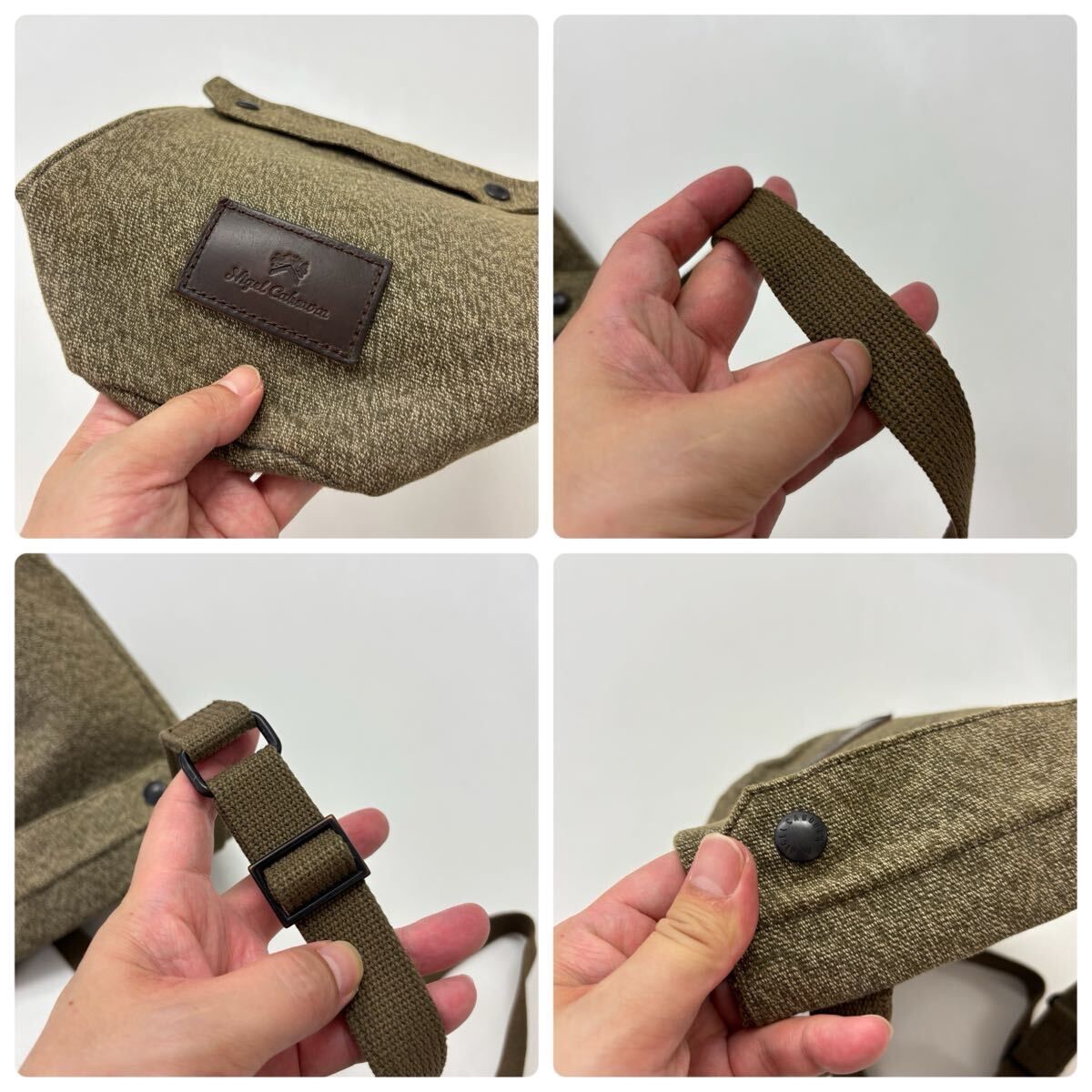 Nigel Cabourn ガンナーショルダーバッグ⭐︎ ナイジェルケーボン NIGEL CABOURN ナイジェル ケーボン GUNNER SHOULDER BAG ガンナー