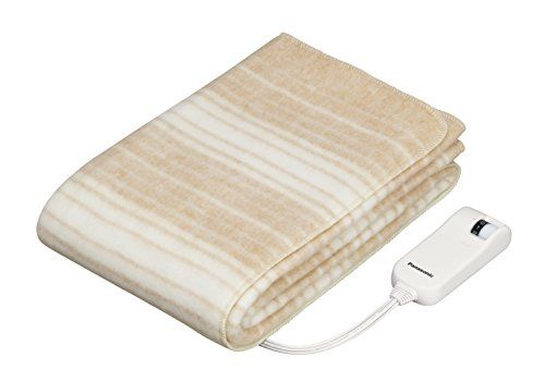 パナソニック 電気しき毛布 シングル 160×85cm 丸洗い可 室温センサー付 ベージュ DB-U31LS-C(サイズ: 少し長め(160×85cm))