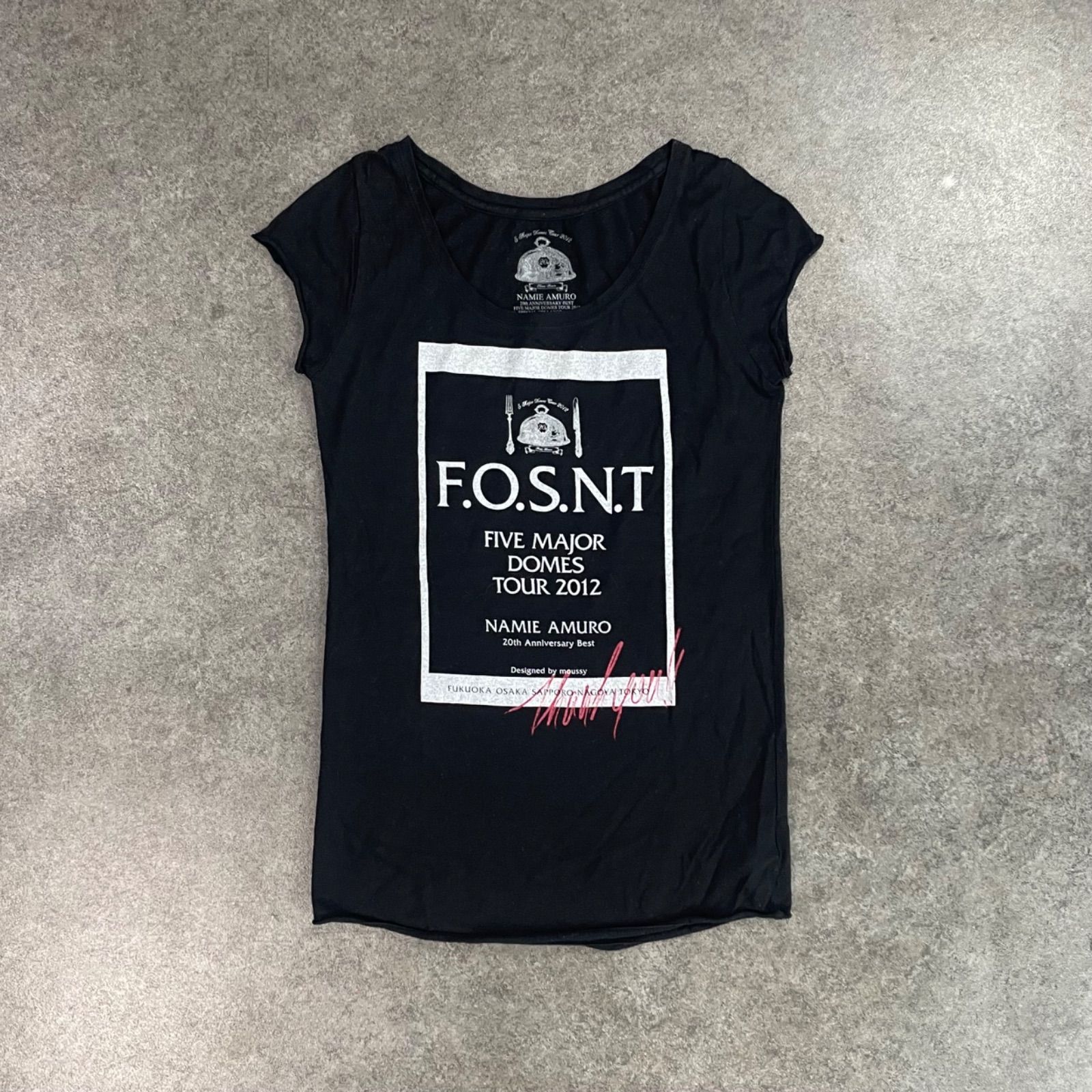 日本製 安室奈美恵 MOUSSY マウジー コラボ 別注 20周年記念 ドーム 