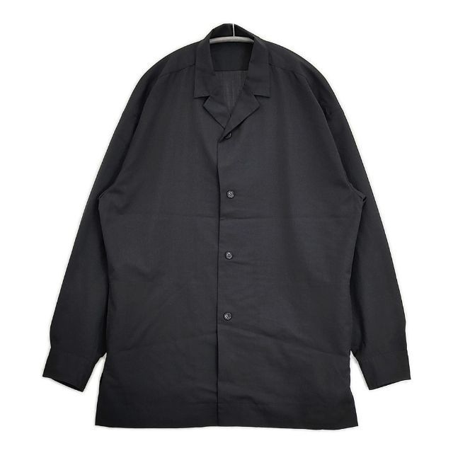 un/unbient THEIR SHIRT ゼアーシャツ UNSH35 ウールポリエステル 長袖シャツ 24SS ブラック メンズ アン【中古】6-0711M∞ un/unbient THEIR SHIRT ゼアーシャツ UNSH35 ウールポリエステル 長袖