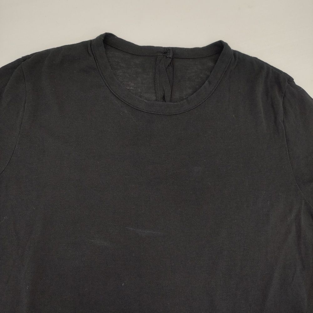 Yohji Yamamoto +NOIR シアー バックボタン コットン サイズ2 半袖T