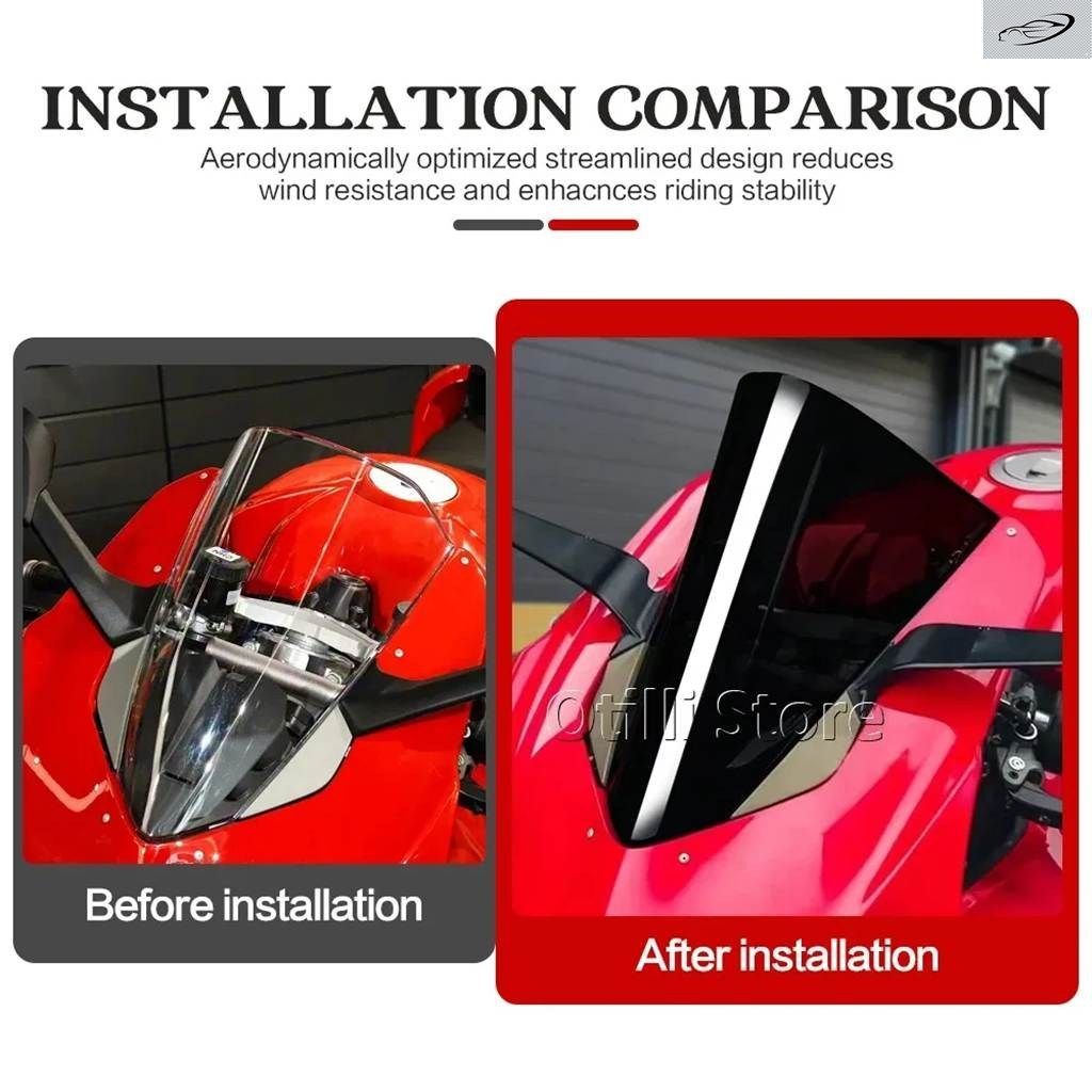 レーシング ウインドスクリーン ドゥカティ PANIGALE V2 2018-2020 - 24 V4 2018 2019 オートバイ アクリルウインドシールド レーシング ウインドスクリーン ドゥカティ PANIGALE V2 2018-2020 - 24 V4 2018 2019 オートバイ アクリルウインドシールド