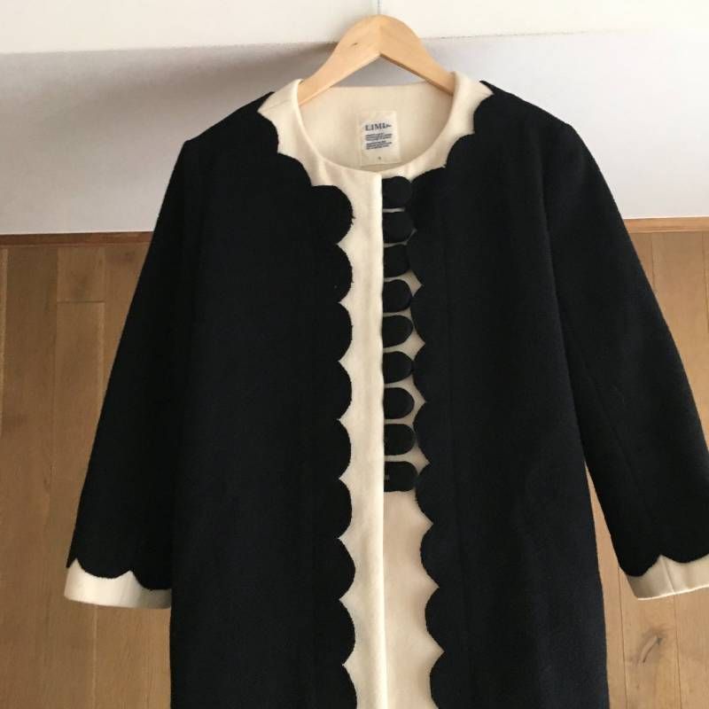 美品 LIMI feuリミフゥ ノーカラー コートS - メルカリ