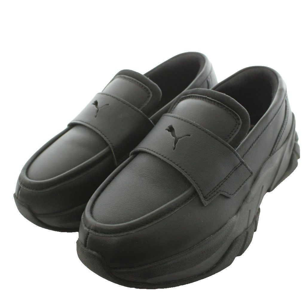 PUMA プーマ 厚底 ローファー スニーカー スリッポン LOAFYR プーマ PUMA ローファー LOAFYR スリッポン 厚底 ロゴ レザー US7 23.5