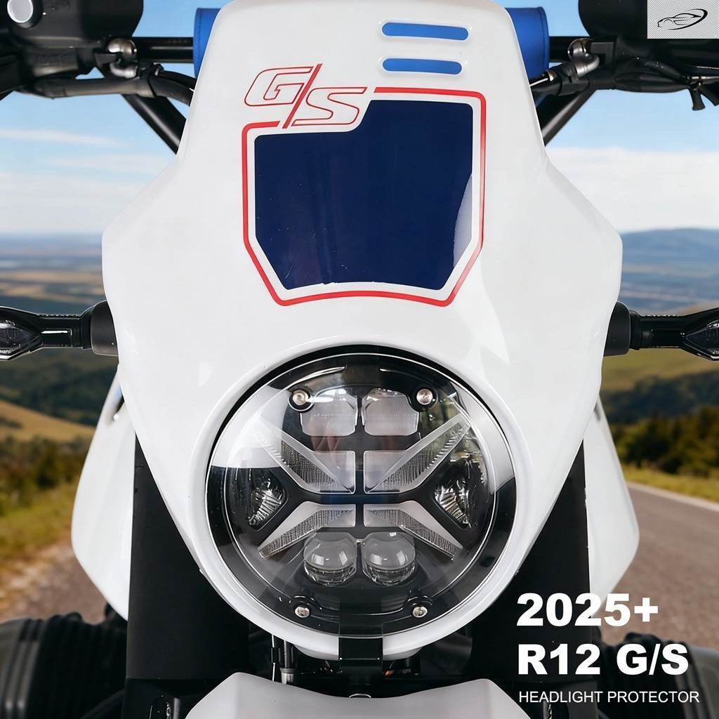 2025+ R12 G/S R12GS R12 G S オートバイ ヘッドライト プロテクター ガード プレートカバー ABS