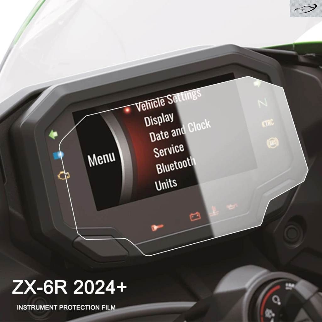 カワサキ ZX-6R 2024+ ZX-10R 2021+ オートバイ 傷防止メーター パネル