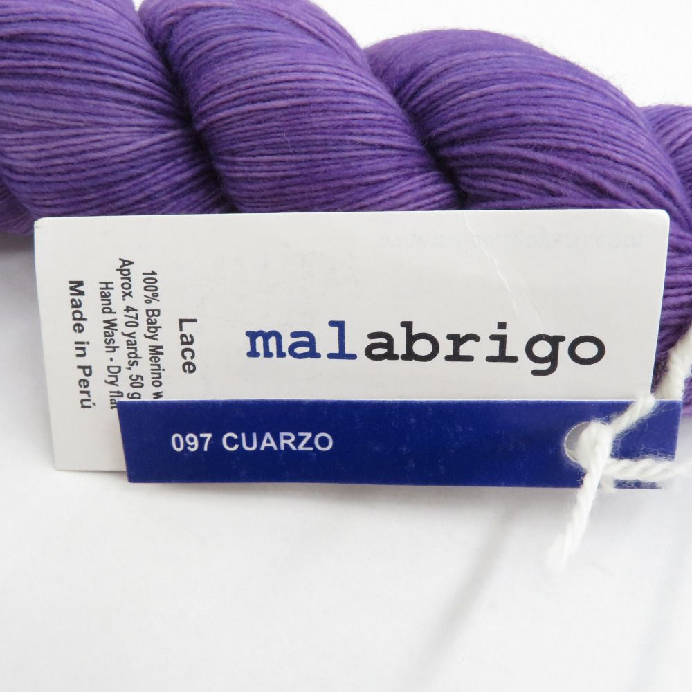 毛糸 malabrigo Lace マラブリゴ レース 1カセ 色番097(CUARZO) 海外
