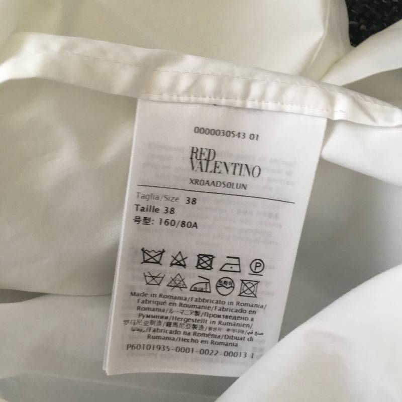 極美品 RED VALENTINO レッドヴァレンティノ プリーツ シャツ38 - メルカリ