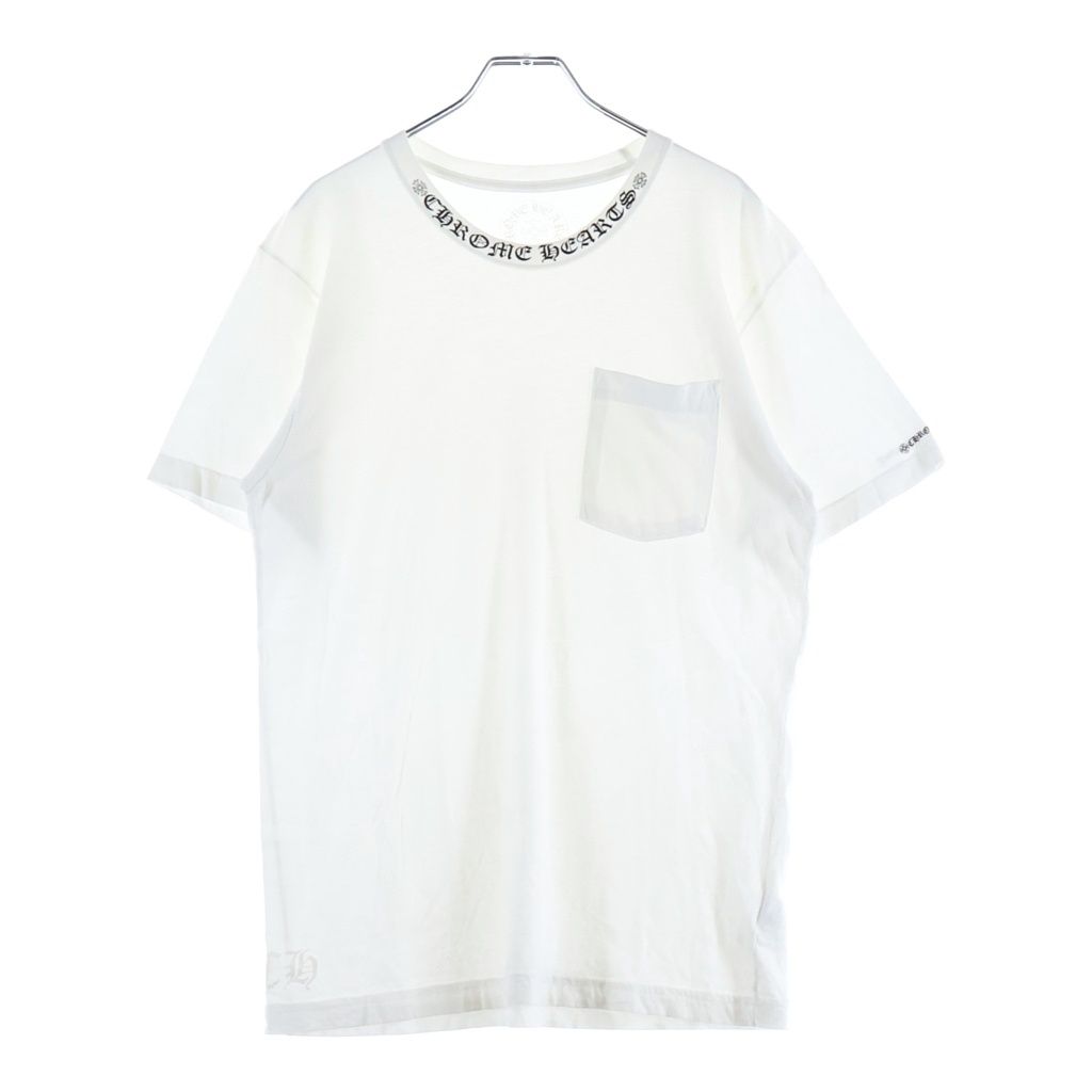 CHROME HEARTS (クロムハーツ) NECK LOGO ネックロゴ ポケット クルー