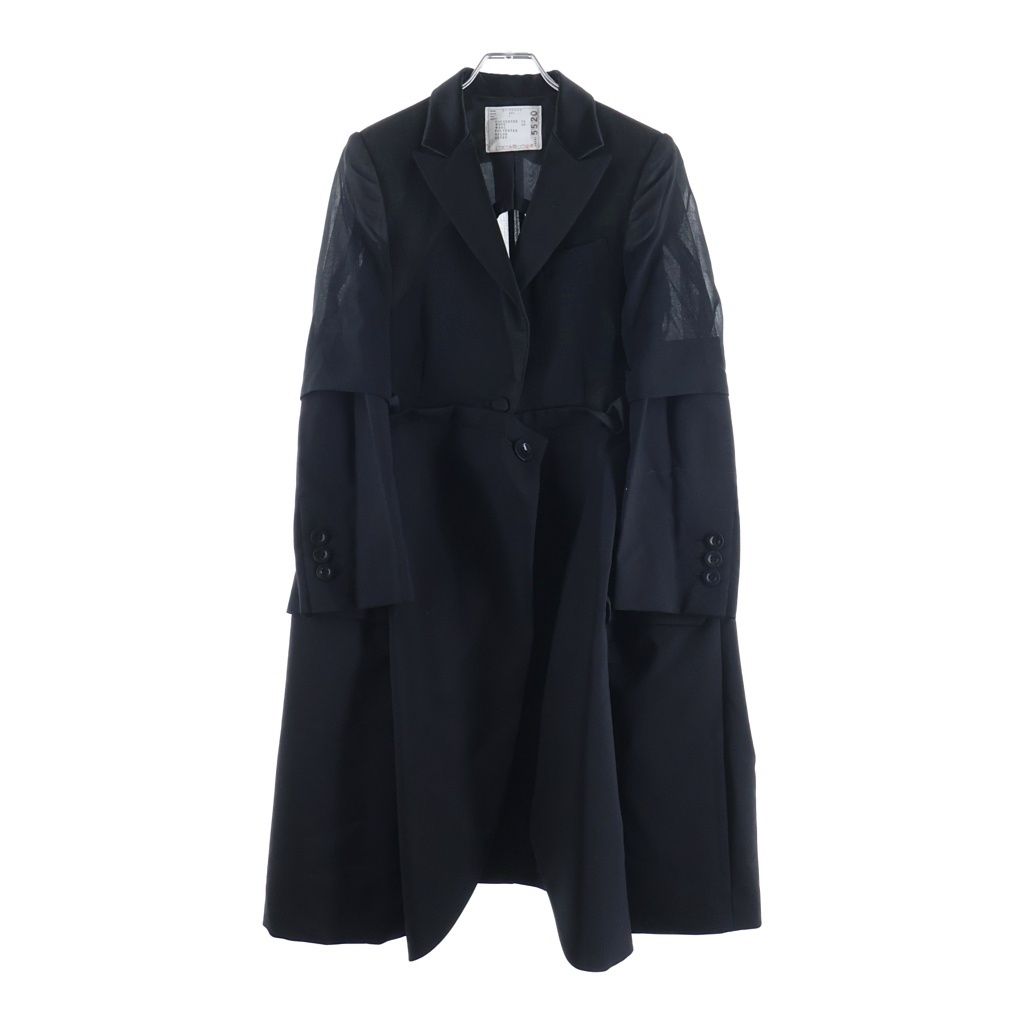 Sacai (サカイ) ASYMMETRY POLYWOOL CHESTER COAT アシンメトリー