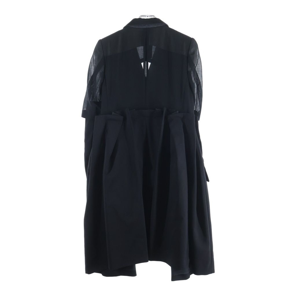Sacai (サカイ) ASYMMETRY POLYWOOL CHESTER COAT アシンメトリー