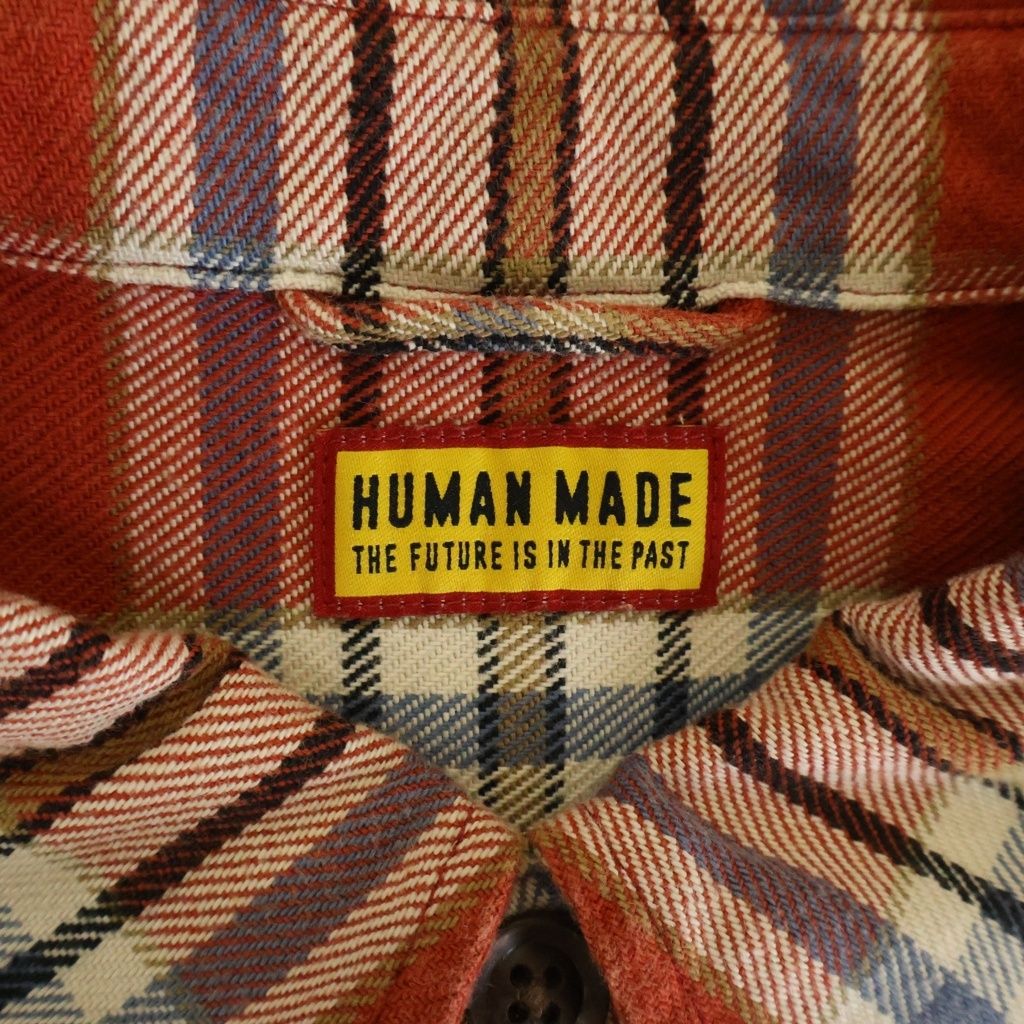 HUMAN MADE (ヒューマンメイド) CHECK SHIRT ハートワッペン