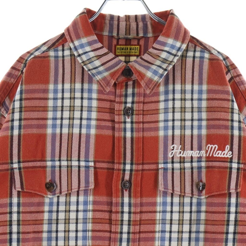 HUMAN MADE (ヒューマンメイド) CHECK SHIRT ハートワッペン
