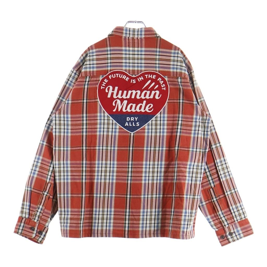 HUMAN MADE (ヒューマンメイド) CHECK SHIRT ハートワッペン