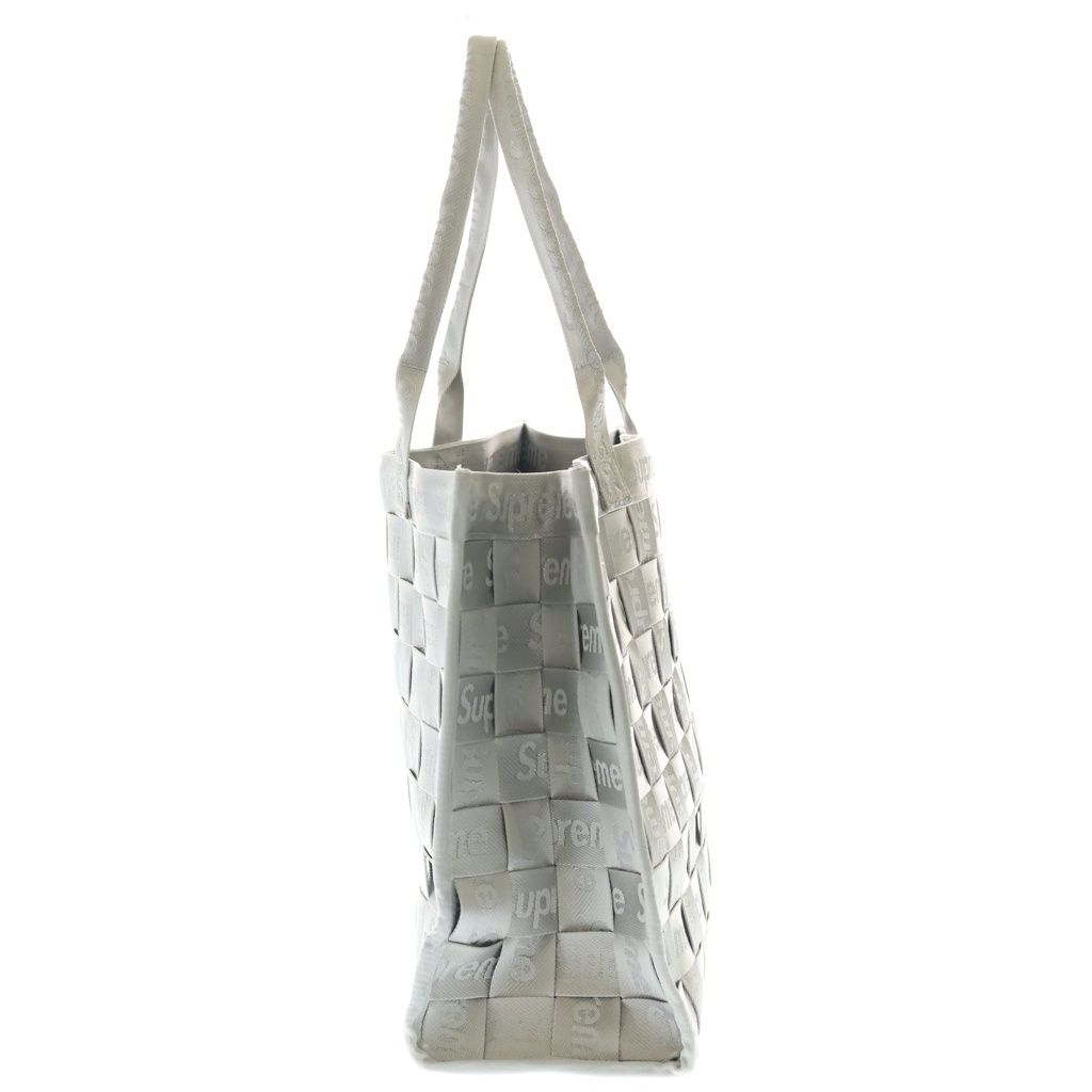 SUPREME (シュプリーム) 24SS Woven Tote Bag ロゴジャガード ウーブン